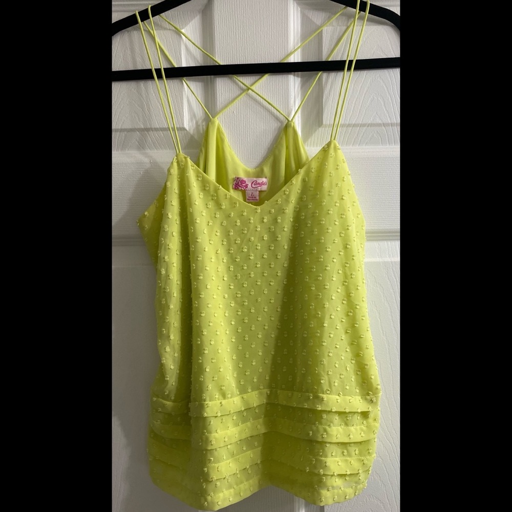 Spaghetti Strap Tank Top-LARGE-***NEVER WORN***